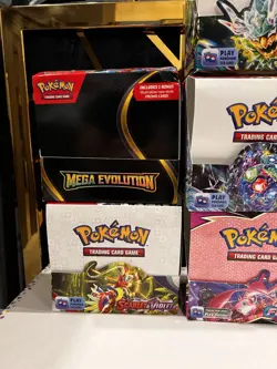 Pokemon TCG FUSION SURGING MEGA TWI Booster Box Display - Empty LOT OF 7 Boxes - Image 4