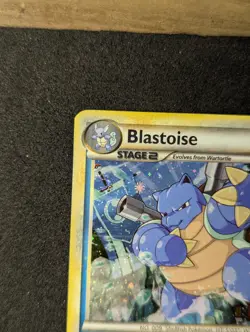 Pokemon TCG Blastoise 13/95 Prereleased Stamped Holo NM- - Image 2