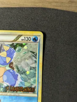 Pokemon TCG Blastoise 13/95 Prereleased Stamped Holo NM- - Image 3