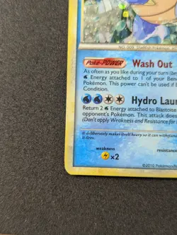 Pokemon TCG Blastoise 13/95 Prereleased Stamped Holo NM- - Image 5