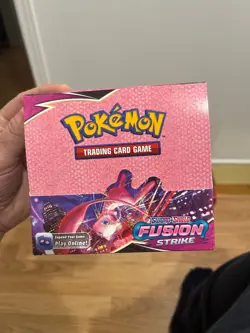 empty pokemon fusion strike booster box - Image 1