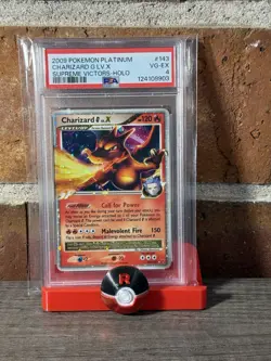 Pokemon 2009 Charizard Lv X #143 Supreme Victors PSA 4 - Image 1