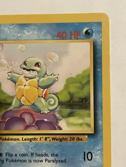 Pokemon TCG Squirtle Base Set 63/102 Common - Image 3