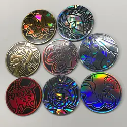 Lot of 8 - Pokemon TCG Holographic Plastic Coins/Rounds - Campos - Image 2