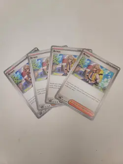 [4x Playset] Arven 166/198 Sv01: Scarlet & Violet Base Set - Pokemon TCG - Image 1