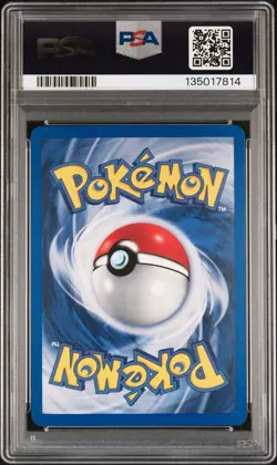 2000 Pokemon Gym Heroes Sabrina's Gengar #14 Holo PSA 8 (Swirl) - Image 2