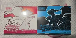 Pokemon Center Black Bolt and White Flare Elite Trainer Box ETB Set Sealed - Image 1