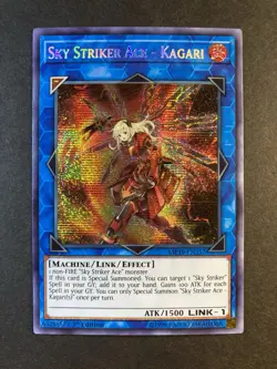 Yugioh Sky Striker Ace - Kagari MP19-EN257 Secret Rare 1st Ed NM/M - Image 1