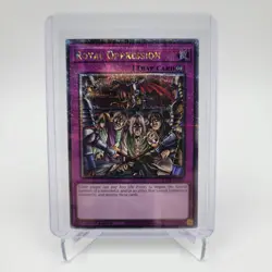 Royal Oppression Quarter Century Secret Rare RA04-EN120 Near Mint Yugioh - Image 1