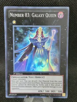 Number 83: Galaxy Queen (PHSW-EN039) 1st Edition - Super Rare - Light Play - Image 1