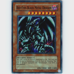 Yugioh Red-Eyes Black Metal Dragon PP01-EN015 Unlimited Super Rare Holo - VLP-NM - Image 1
