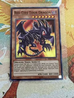 Red-Eyes Toon Dragon SHVI-EN036 Shining Victories Unlimited - Image 1