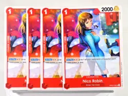 OP05-010 Nico Robin (UC) Awakening of the New Era One Piece CCG x4 Playset - Image 1