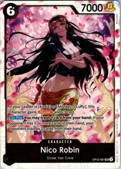 One Piece | Legacy of the Master | Nico Robin | SR | OP12-087 | NM - Image 1