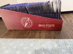 One Piece OP-14 The Azure Sea’s Seven Sleeved Booster Pack Sealed Lot Of 50 - Image 2