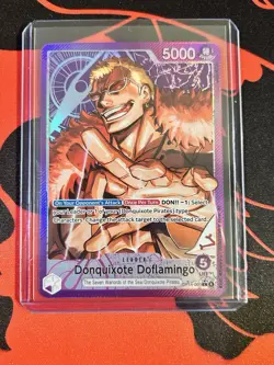 One Piece Donquixote Doflamingo Leader Alternate Art Op14-060 Mint English - Image 1
