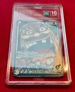 Marshall D Teach Alt Art Leader OP09-081 - 2024 One Piece JP - TAG 10 Gem Mint - Image 2