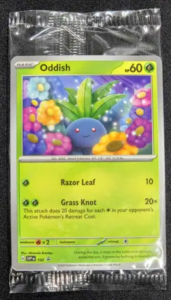 Oddish 102 Sv: Scarlet & Violet Promo Cards Regular - Sealed - Image 1