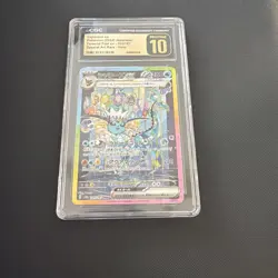 CGC Pristine 10 Japanese Vaporeon ex 205/187 SAR Terastal Fest ex Pokemon Card - Image 1