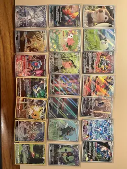 Pokemon IR 21 Card Lot 151 Journey Together White Flare Black Bolt Different Set - Image 1