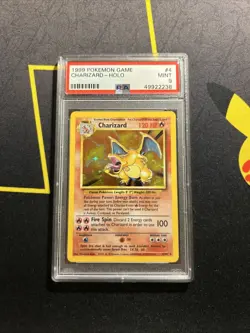 PSA 9 Charizard 4/102 Base Set -Graded Vintage Rare Holo Pokemon Card- Base Set - Image 1