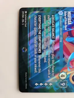 Lorcana Shimmering Skies ENCHANTED Cards - Mufasa & Scar - Image 4