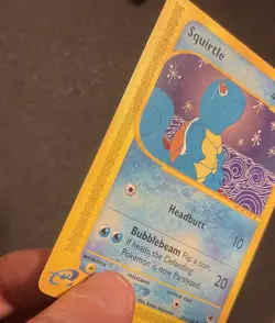 Squirtle 132/165 | E-Card Series: Expedition | Non Holo Common MP/LP - Image 3