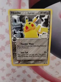 Holo Pikachu Black Star Promo Card Delta Species 035 Pics And Decript. - Image 1