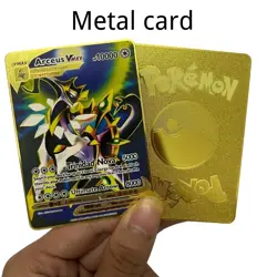Arceus VMAX Gold Metal Pokemon Card Collectible Gift/Display - Image 2