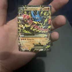 M Lucario EX Holo Card 55/111 Secret Edition XY-Furious Fists - Image 1