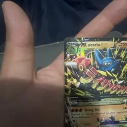 M Lucario EX Holo Card 55/111 Secret Edition XY-Furious Fists - Image 2