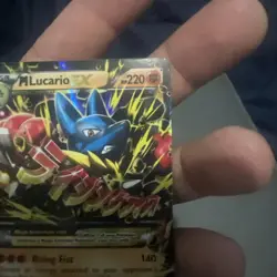 M Lucario EX Holo Card 55/111 Secret Edition XY-Furious Fists - Image 3