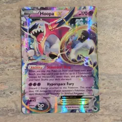 Pokemon Hoopa EX 36/98 XY Ancient Origins Holo Rare EX 170HP TCG Card - Image 1