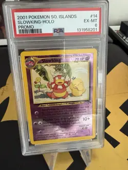 Pokemon Slowing Reverse Holo Card 14/18 Southern Islands. PSA 6. - Image 1