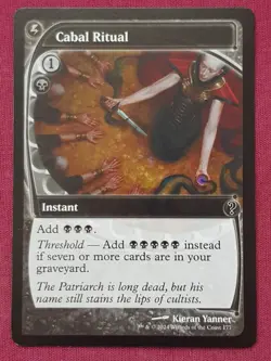 Magic The Gathering MYSTERY BOOSTER 2 MB2 CABAL RITUAL black card MTG - Image 1