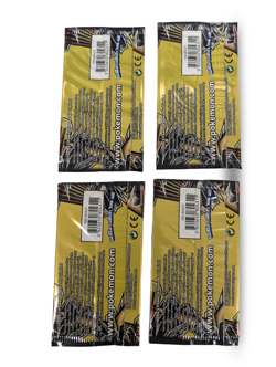 Pokemon Forbidden Light 3 Card Booster Pack Complete Art Set of 4 Sealed - Image 2