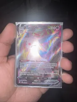 Espeon VMAX Holo Ultra Rare Pokemon TCG Card Evolving Skies 065/203 - Image 1