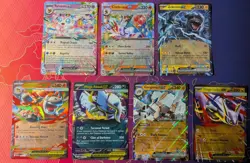 7x EX Bundle - Scarlet & violet - Mega evolution - Pokemon card - rare - HOLO - Image 1