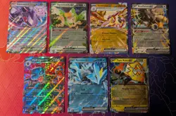 7x EX Bundle - Scarlet & violet - Pokemon card - double rare - HOLO - Image 1