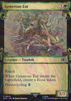 Foil Generous Ent - The Lord of the Rings: Tales of Middle-earth | MTG Card - Image 3