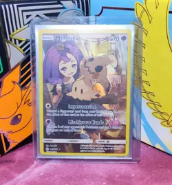 Mimikyu Holo Full Art Secret Rare Card 245/236 Sm-Cosmic Eclipse - Image 2