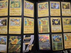 360 Cards W/ Binder, 90 Pikachu Cards, Many EX, A Page For Ea Energy Holo. Pics! - Image 1