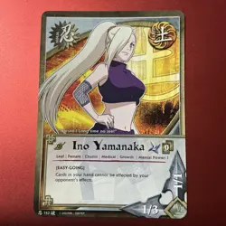 Ino Yamanaka 752 Common Broken Promise Naruto CCG Card LP 1st Edition - Image 1