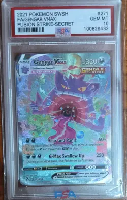 POKEMON GENGAR - CUSTOM PROXY CARD - UNOFFICIAL - FAN MADE - REPRODUCTION - Image 2