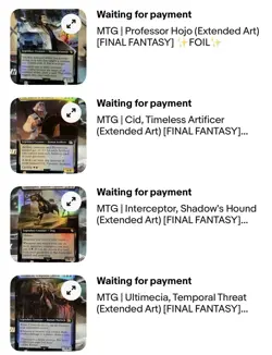 MTG | 21 Extended ✨FOIL✨Final Fantasy Cards As Depicted Private Sale - Image 4