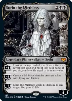 MTG Sorin the Mirthless (Showcase) - 297 / English / Lightly Played - Image 1
