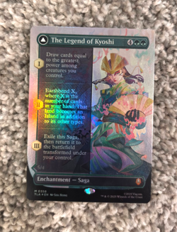 The Legend of Kyoshi (Borderless) Avatar: The Last Airbender Foil - Image 1