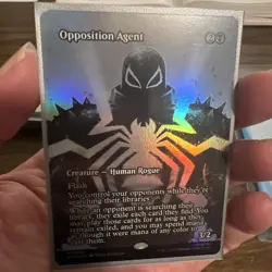 Opposition Agent (Borderless) Marvel Universe Eternal-Legal Foil Mythic Rare MTG - Image 1