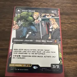 MTG - Eddie Brock (0224) (Borderless) Marvel's Spider-Man Regular NM - Image 1