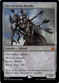 MTG Sire of Seven Deaths (1) | NM | Foundations {FDN} - Image 1